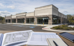 New 8,000-square-foot retail building with a 4,000-square-foot corner healthcare anchor under construction-feasibility review.